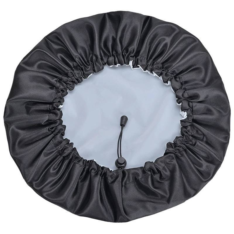 Cartoon Style Reusable Shower Cap For Adults With Daisy Print And Waterproof Design