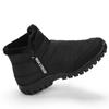 Men's Non-slip, Windproof Soft-soled Snow Boots with Plush Lining and Side Zipper for Outdoors, Fall and Winter