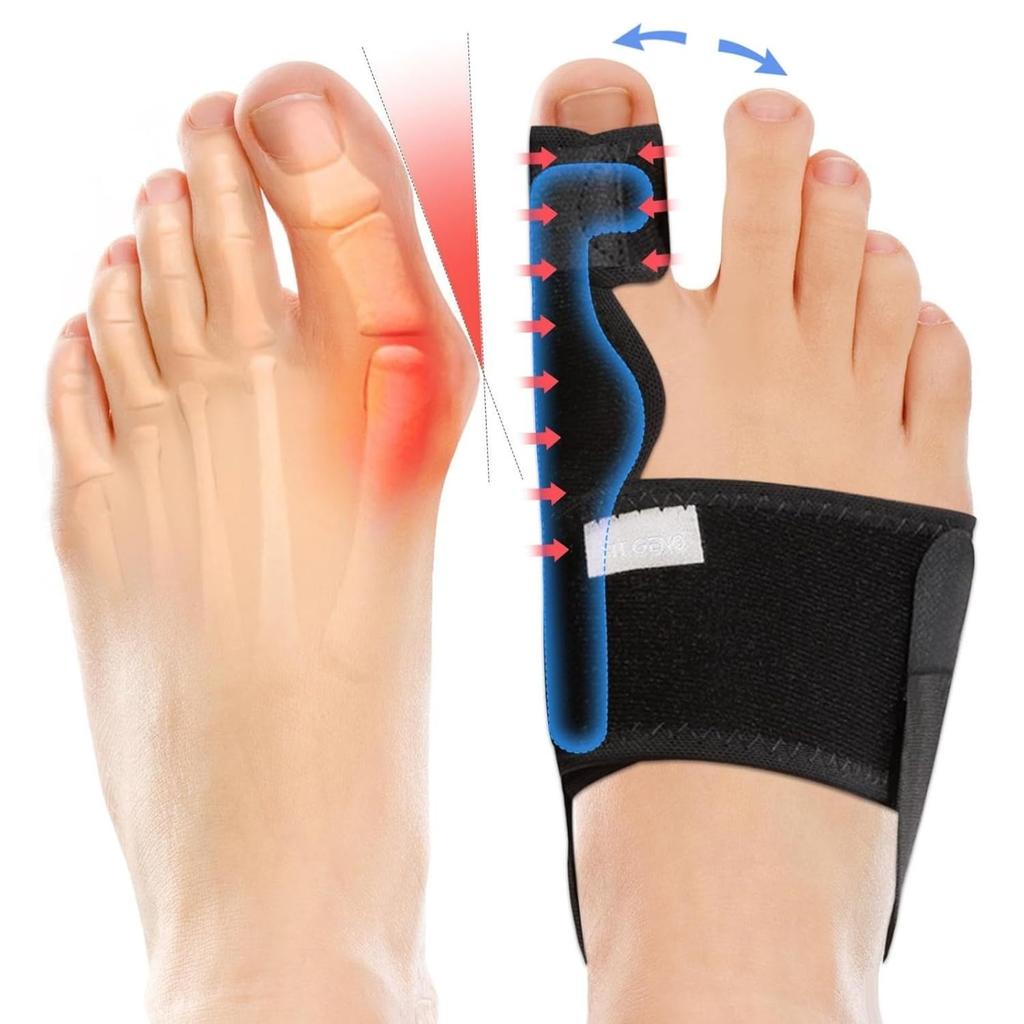 Bunion Pad Women & Men Big Toe: Foot Straightener Splint Brace 2pcs