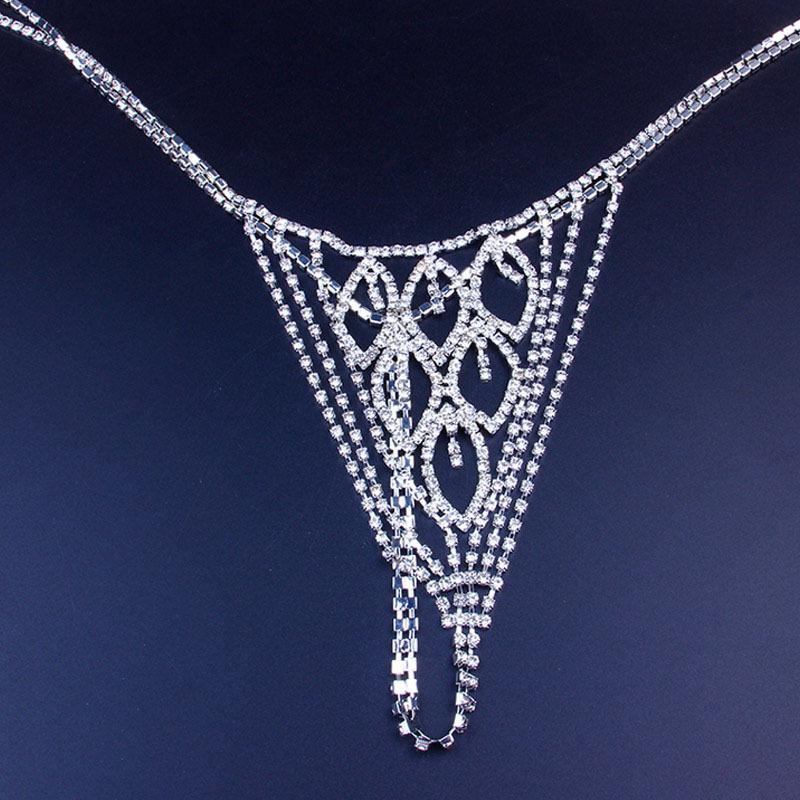 Shiny Body Chain Set – Crystal Party Decoration for Couples, Summer Beach Body Jewelry