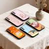 Мультяшный чехол для телефона L-Lulu Pig для Samsung S26,25,24,23,22,21,20,30,Ultra,Plus,Fe,Lite Черный корпус