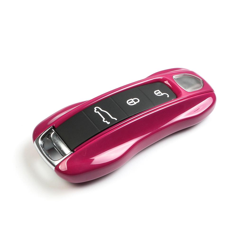 Корпус ключа Porsche для Cayenne, Macan, 911, Panamera, 718, Taycan - Starlight Gem Red
