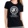 NSA National Security Agency USA Edward Snowden Fun Comedy Women Girlie T-Shirt