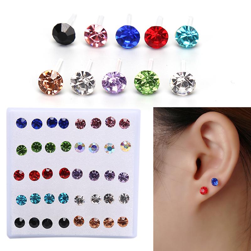 10Pairs/20Pairs Set Stud Earrings Small Earrings Jewelry