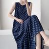 Vest nightdress women's summer cotton and silk pajamas long high-end loungewear can be worn outside holiday dress artificial cotton thin