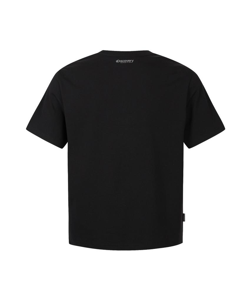 DISCOVERY EXPEDITION Uni Freshvent Футболка с коротким рукавом с надписью-картой (черный)