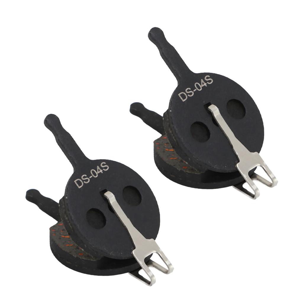 2 пары колодок для дискового тормоза горного велосипеда, полуметаллические тормозные колодки для велосипеда с пружиной, запчасти для ремонта велосипеда