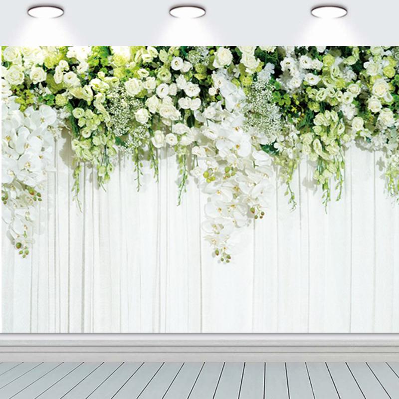 Цветок Роза Фон Занавес Цветочный 3D Свадьба День Рождения Фон Реквизит