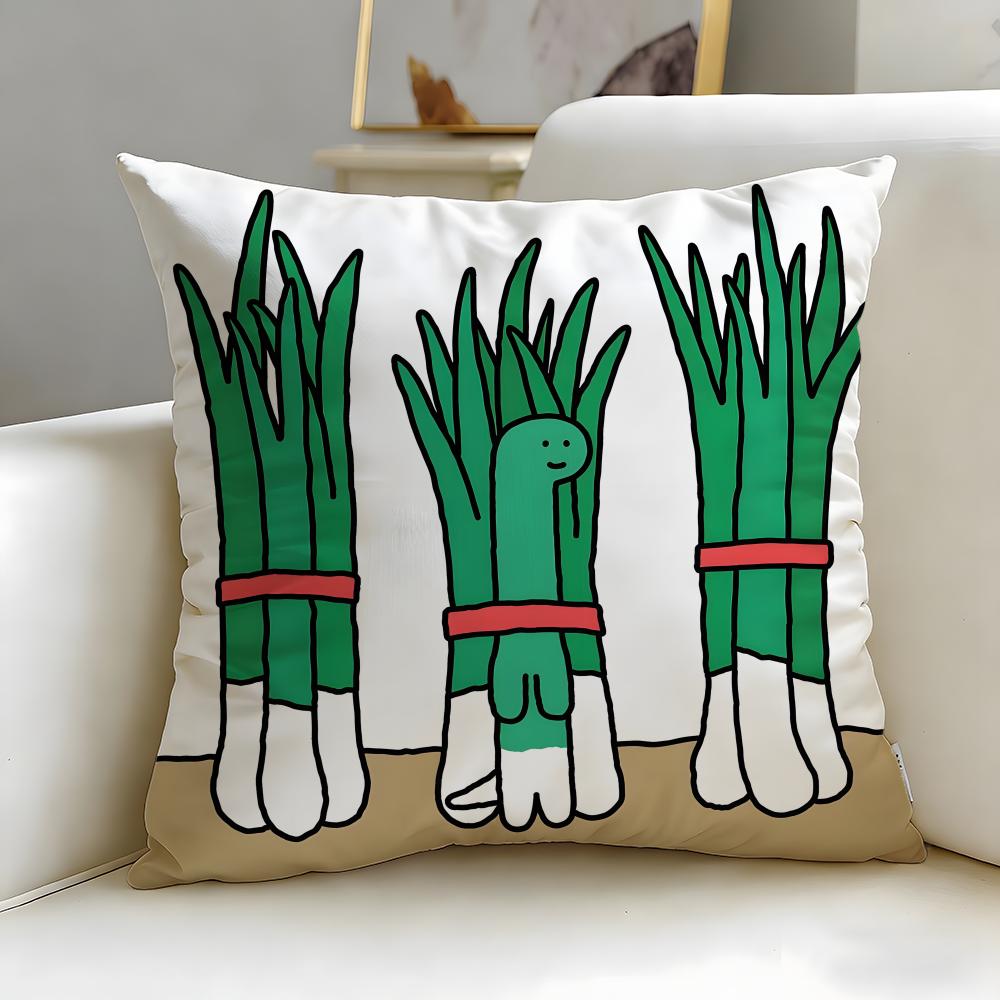 popular cartoon JOGUMAN Cushion Cover Soft & Easy-Wash Pillow Case – Versatile for Couch, Bed, Travel and Office