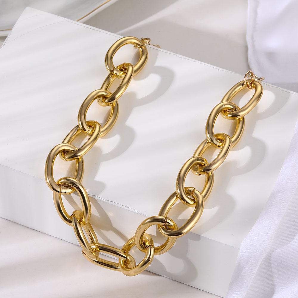 Преувеличенное панк толстое цепное ожерелье KTJ