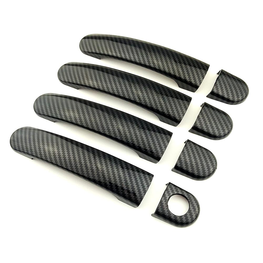 Для Seat Altea 2004-2016 гг. Изменение цвета углеродного волокна, хромированная накладка на дверную ручку, декоративная отделка, защитная наклейка