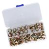 100PCS Threaded Inserts M3‑M8 Portable Galvanized Carbon Steel High Strength Rivet Nuts Assortment100PCS