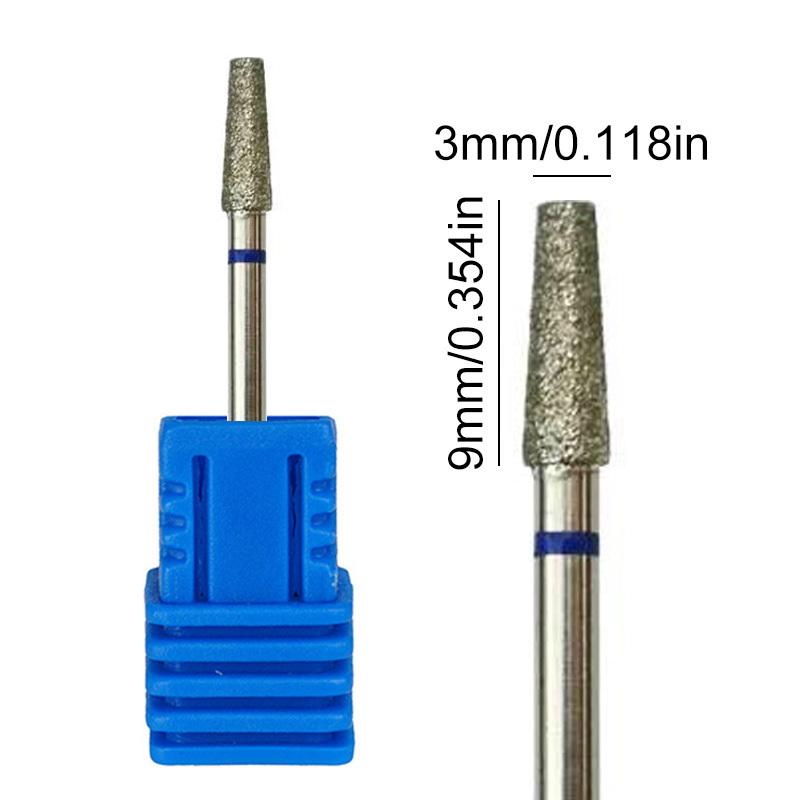 Diamond Milling Cutter Nail Drill Bits Set For Manicure Accessory Pedicure Eletric Machine Nail Bit Brush Burr Tool