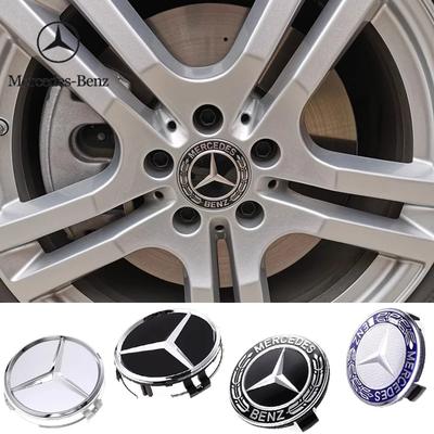 C200 E300 2026 Горячие 4 шт. Для автомобиля Mercedes benz Колпачки ступицы колеса Значки Для классов W204 W203 W205 W124 W221 C E S GLE CLC