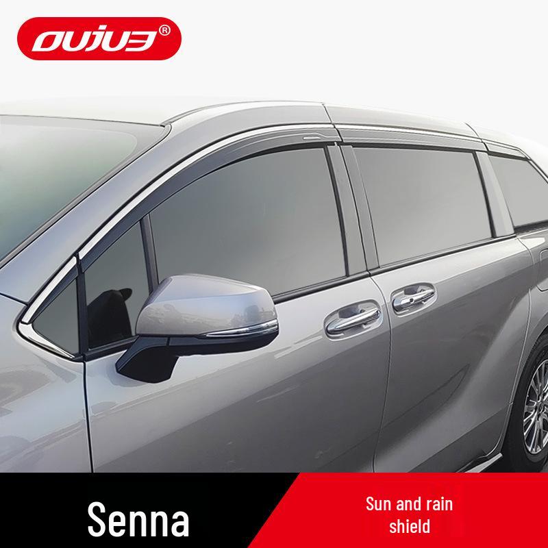 Suitable Electroplated Rain Guards & Window Visor Strips for 2021 Toyota Sienna