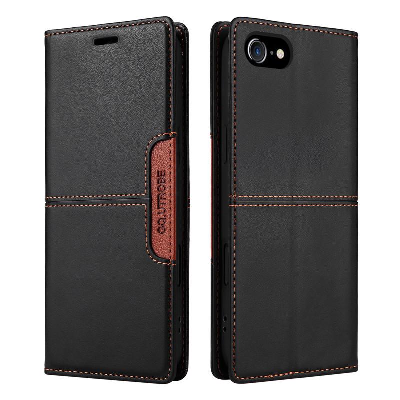 Магнитный кошелек Противоугонный кожаный чехол для iPhone 11 Pro XS Max XR X R SE 2022 SE3 6 7 8 Plus Держатель для карт Обложка-книжка