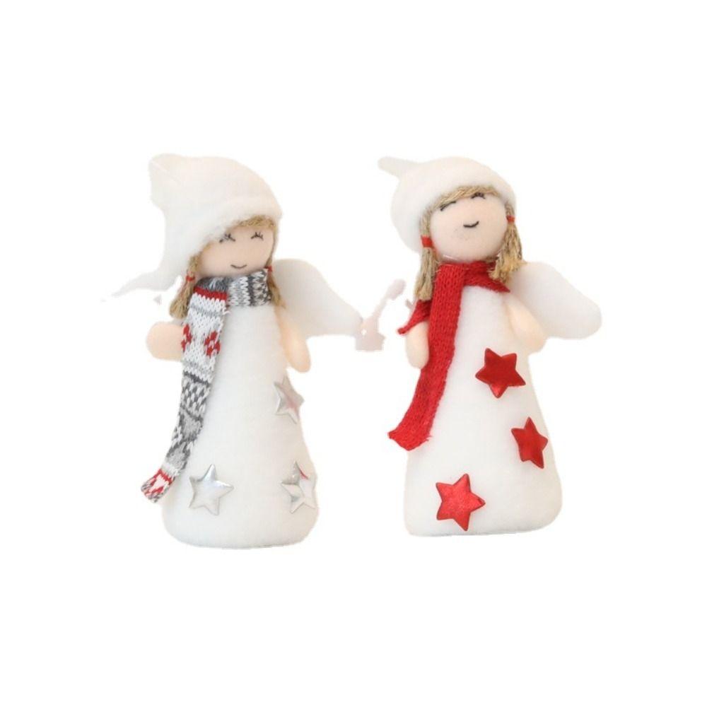 Christmas Merry Christmas Angel Decorations Foam Xmas Angel Doll Pendant Female Lady Girl