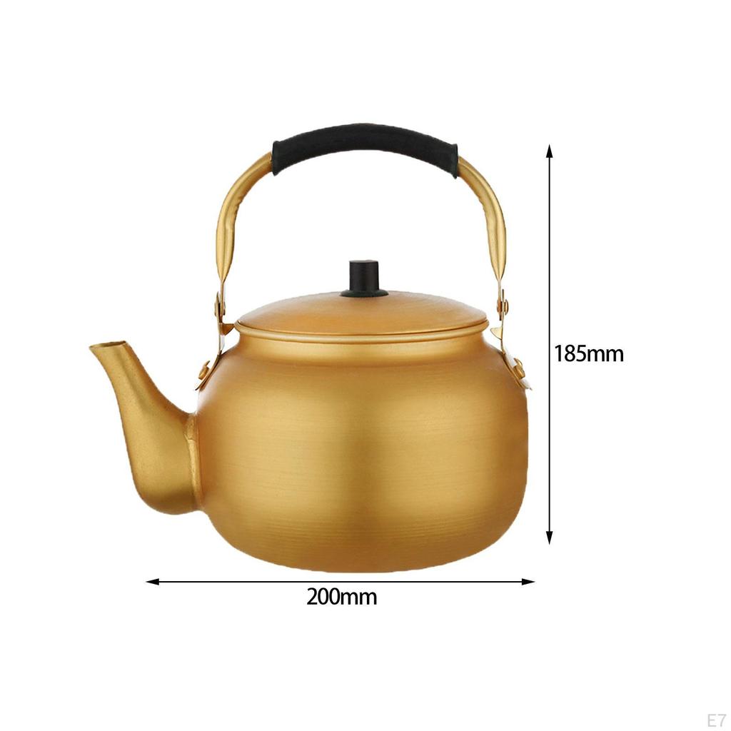 Чайник из легкого алюминия для барбекю