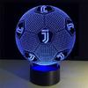 3d Led Night Light Football Desk Lamp Illuminating Lights 7 Color Gift Remote
