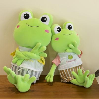 Плюшевая игрушка лягушка милая вдова подушка-игрушка зеленая тряпичная кукла подарок на день рождения для девочки