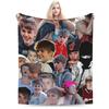 Популярный певец JBiebs Плед Качество Супер Теплый Плед для дивана Зима Мальчик Девочка Диван Кресло Диван-кровать Модный Покрывало