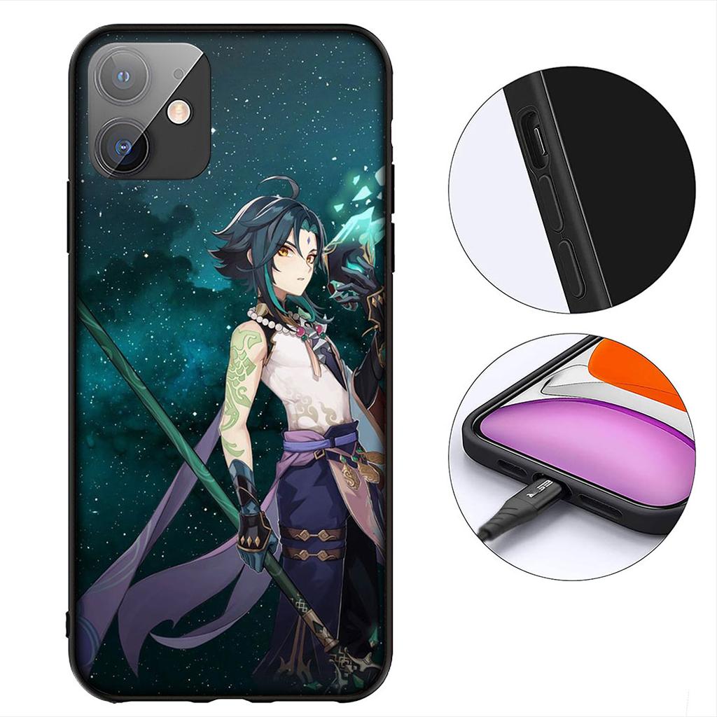 Чехол для телефона Xiao Zhong Li Genshins Impacts ZhongLi для Xiaomi Redmi Note 12 11 10 A3 Pro 10A 10C 12C Note12 5G Защитный чехол