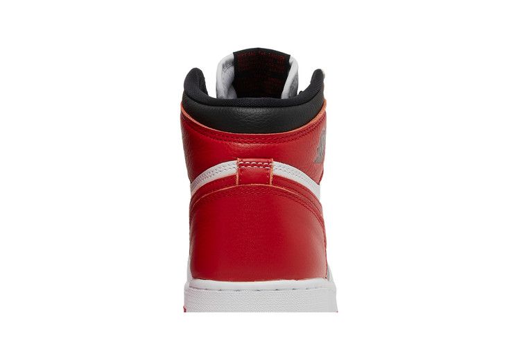 Детские кроссовки Nike Jordan 1 Retro High OG Heritage (GS) Белый/Университетский красный-черный