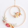10pcs Wooden Ring Circle Round Bamboo Embroidery Hoop Frame DIY Wreath Catcher Wood Craft Wedding Decoration Home Garden Decor