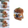 Delightful Capybara Plush Toy Keychain Fluffy Companion For Backpack And Bag Decor