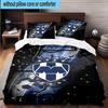 3pcs C.F.Monterrey Football Crest Art Printed Bedding Set Duvet Cover Closure Includes 1 Duvet Cover & 2 Pillowcases Bedding Sets Home Decor Gifts