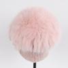 Luxury Warm Real Fox Fur Bomber Hat Female Winter Hand Knitted Real Rex Rabbit Fur Hats Women Outdoor Rex Rabbit Fur Flower Cap