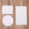 Nordic Style Photo Props Miniature Hairy Rug Doll Accessories Dollhouse Plush Carpet Mini Floor Mat