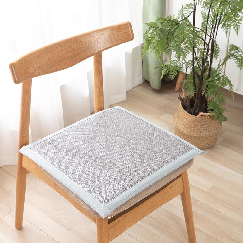 Подушка из ротангового коврика, летняя офисная долгосидящая летняя подушка для дома, нескользящая подушка для стула для гостиной, подушка