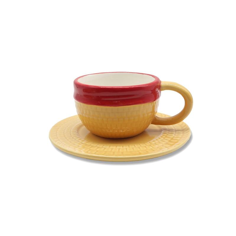 Кофейная чашка One Piece в стиле аниме Monkey D в соломенной шляпе, керамическая чашка для чая и молока, офисная чашка, мультяшная чашка для воды