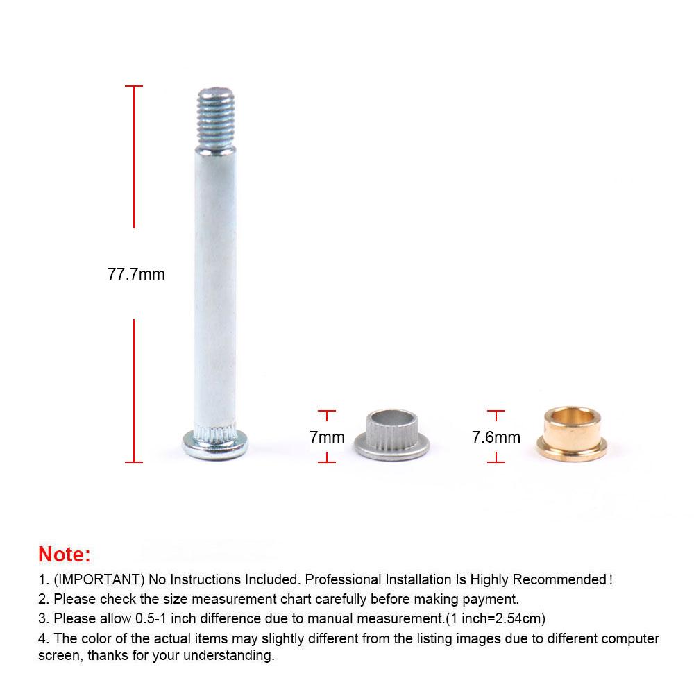 Петля передней двери автомобиля, комплект для ремонта втулки, 2 штифта, стопорные гайки, 1 дверь для Ford Lincoln для Mercury Explorer Sport
