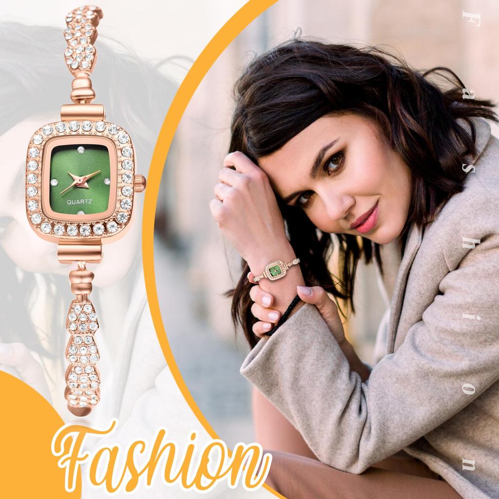 Wristwatch Glitter Analog Display Diamond Waterproof Quartz Leisure Business Fashion Accessory Birthday Anniversary Christmas Day Gift for Girlfriend