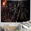 Большой Крутой Darkest Dungeon Видеоигры Популярный Декор Комнаты Настенный Гобелен Искусство Комната Домашний Декор Настенное Искусство Декор