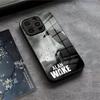 Чехол для телефона A-Alan W-Wake 2 для IPhone 17 Air 16 E Pro Max 15 14 13 Mini 12 Pro 11 Max Plus Черная стеклянная крышка