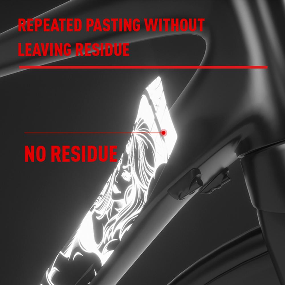 Светоотражающие наклейки на вилку велосипеда, устойчивая к царапинам защитная вилка для горного велосипеда, съемная наклейка для дороги