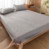 High Quality Quilted Embossed Waterproof Mattress Protector Fitted Sheet Style Bedding Cover Thick Soft Pad for Bed Bedspread with Elastic