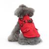 Puppy Thickened Winter Cotton-padded Clothes Can Pull Chest and Back Cotton Clothes Dog Clothes Autumn and Winter Warm Zipper Jacket Clothing