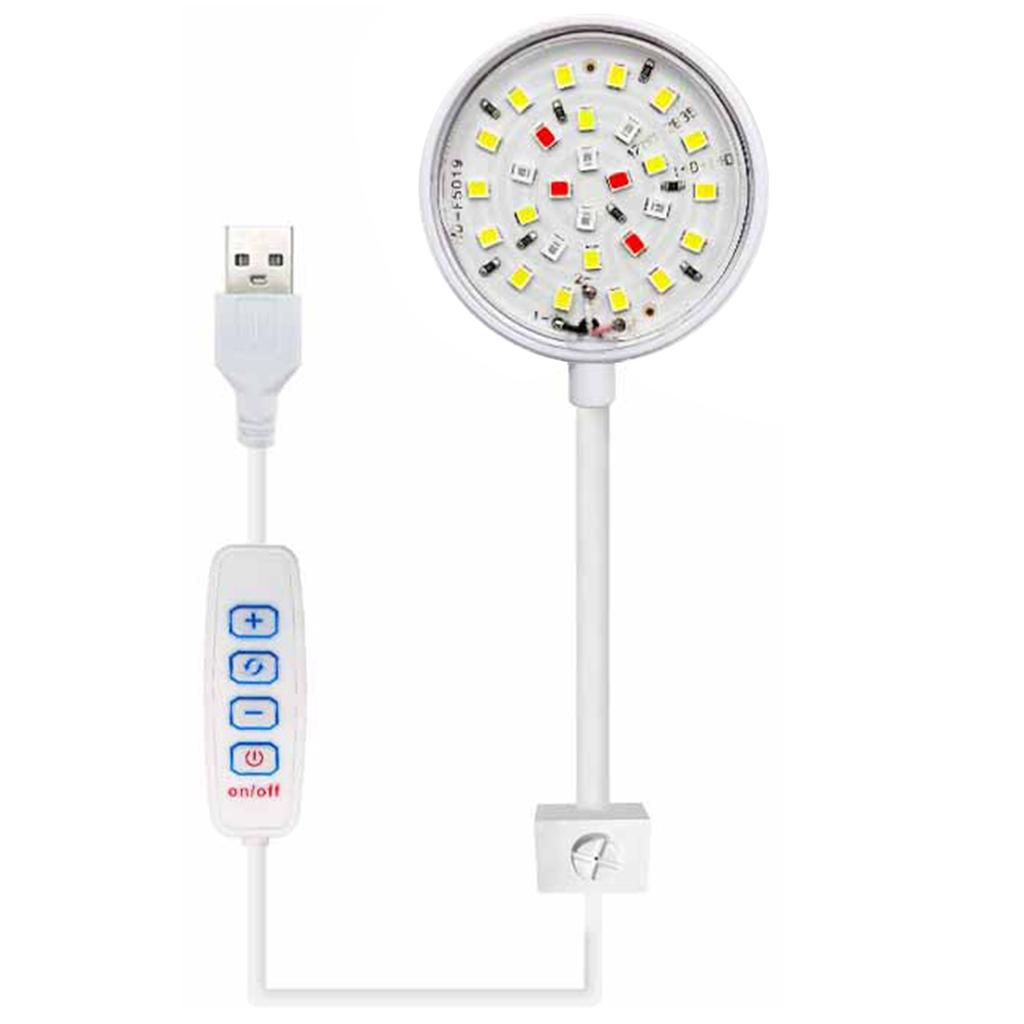 Аквариумный светодиодный светильник 5 Вт/7 Вт светодиоды для аквариумов с морской водой, пристегивающиеся коралловые аквариумы, аквариумный светильник с зажимом, регулируемый шланг