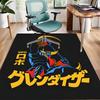 1pc UFO Robot Grendizer2 Design Area Rug - Non-Slip, Soft & Cozy Floor Mat for Living Room, Bedroom, Office - Indoor/Outdoor Decorative Carpet