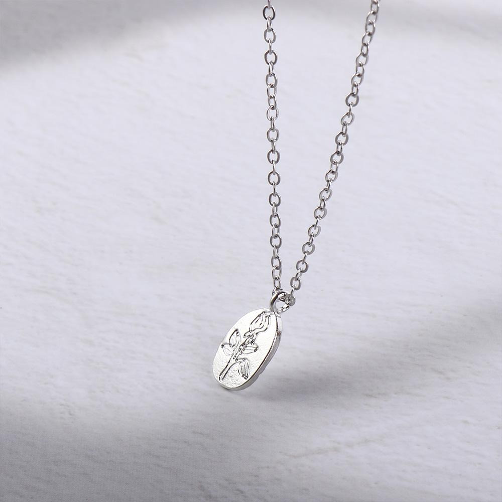 Zinc Zinc Alloy French Style Necklace Gold Sweater Chain Sweet Fashion Jewelry Birthday Gift