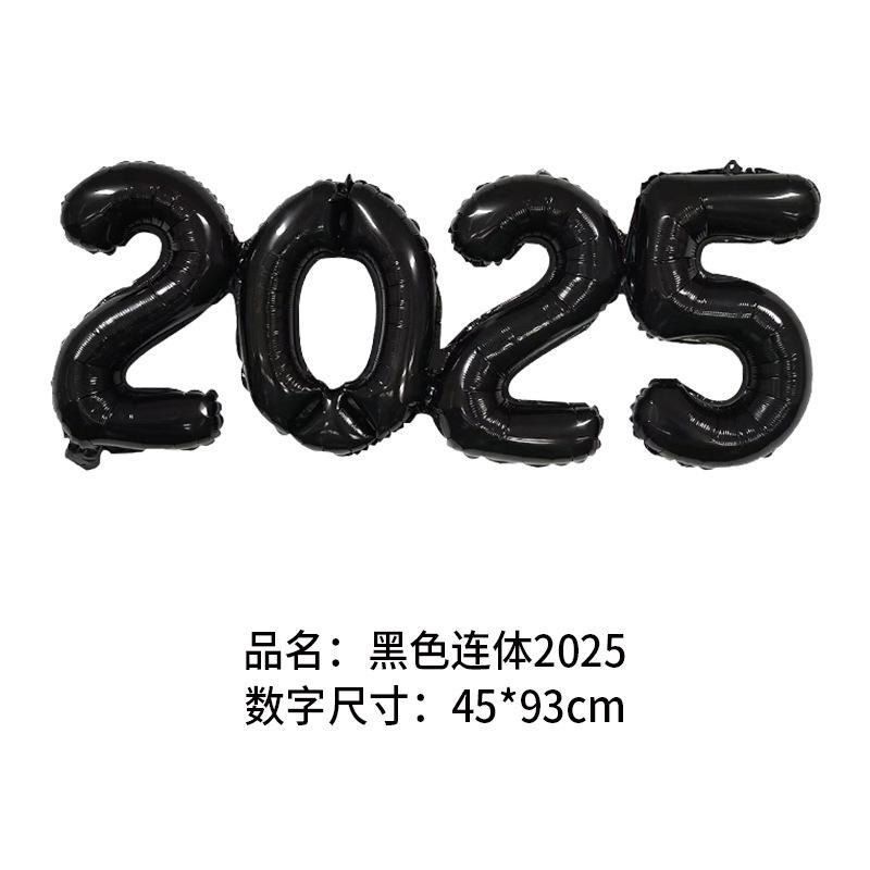 2026 Number Foil Balloons for Happy New Year Eve Party Decoration Photo Booth Props Supplies Christmas Home Decor Navidad 2026