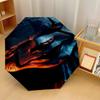 IT Pennywise Windproof Auto 8 Rib Folding Umbrella Portable Outdoor Parasol