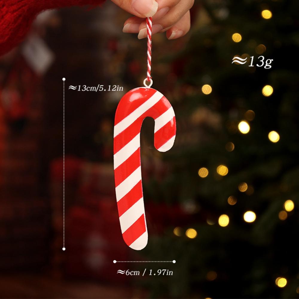 Santa Clasu Christmas Hanging Decoration Nordic Style Iron Material Xmas Tree Pendant Exquisite Creative Christmas Ornament