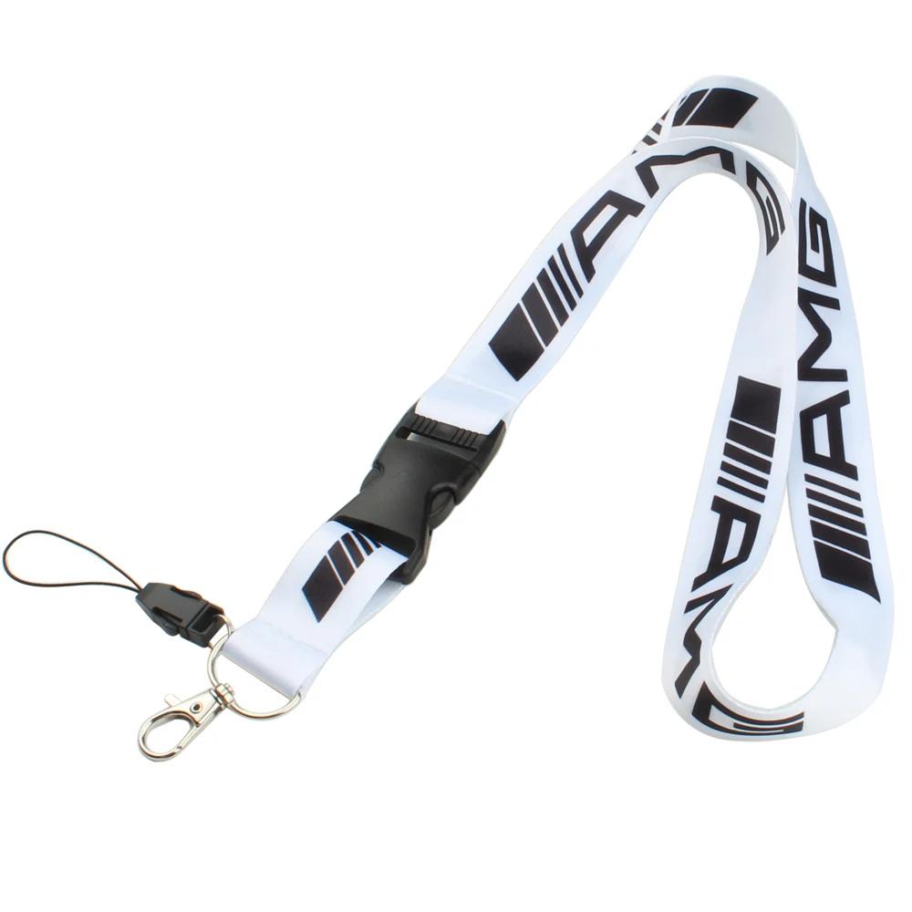 CSF1 Lanyard for Car Keys ID Holders Cell Phone Neck Straps car keychain For Mercedes Benz AMG C E S ML GLK GLE GLS GLC SLK W177 W176