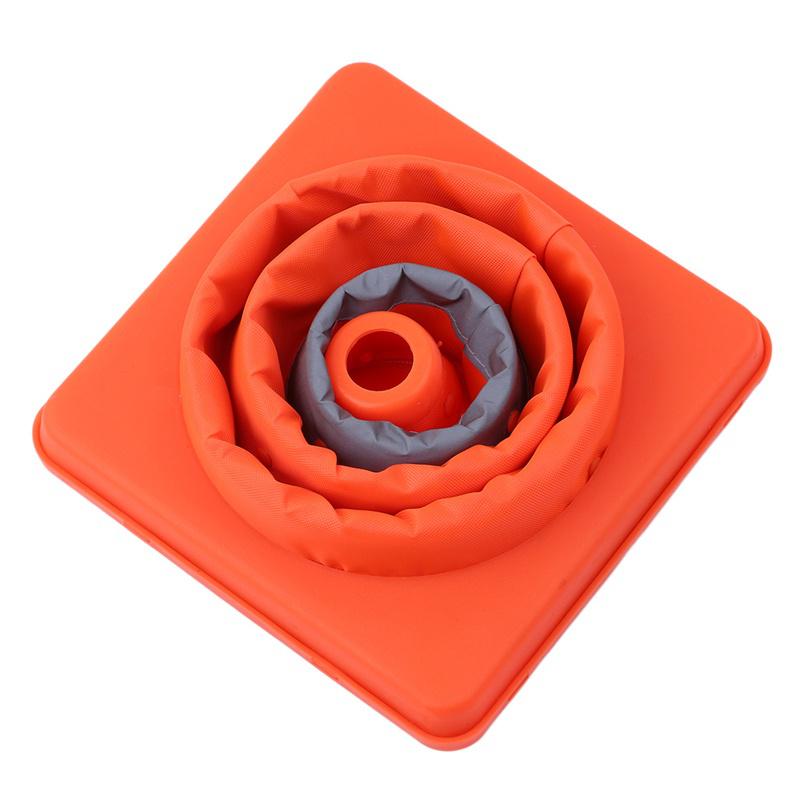 Телескопические складные Hanyu, многоцелевые всплывающие светоотражающие дорожные конусы с подсветкой для дорожного движения