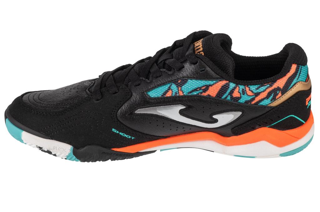 Joma FS Reactive 24 FSW IN, мужские черные кроссовки для мини-футбола